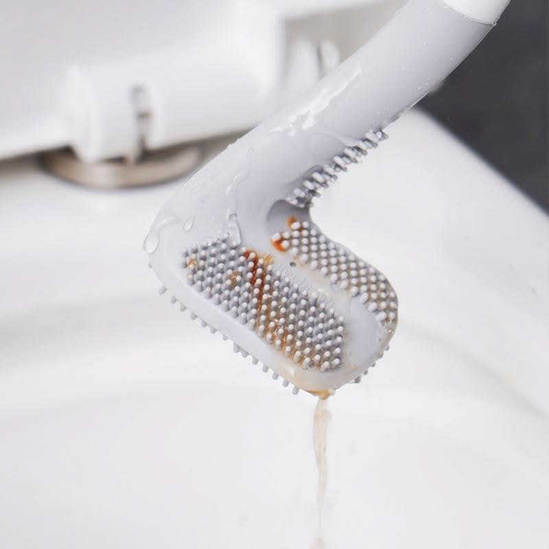 TriSmart Triangle Bathroom Brush For Hygienic, Precise Corner Cleaning In Busy Homes