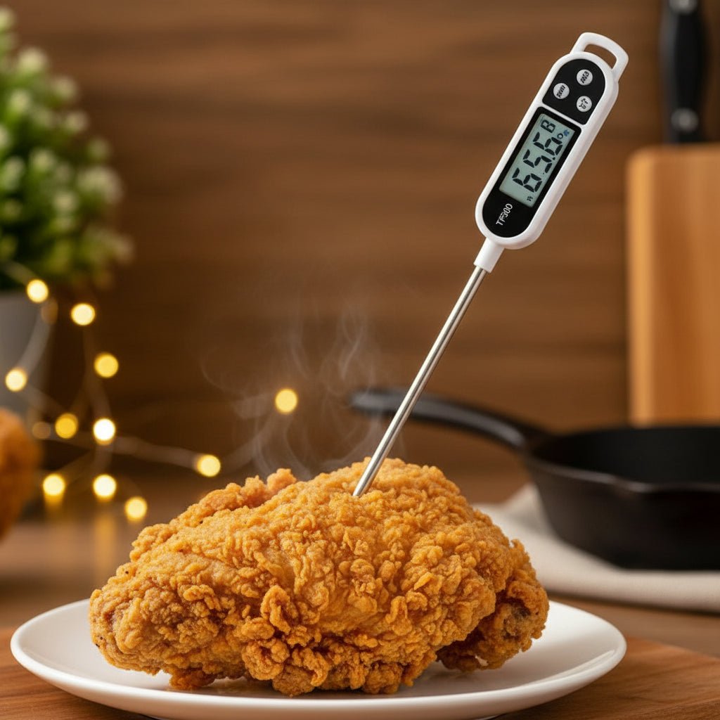 QuikTemp Digital Kitchen Thermometer Instant Read For Precise Cooking Home Cooks
