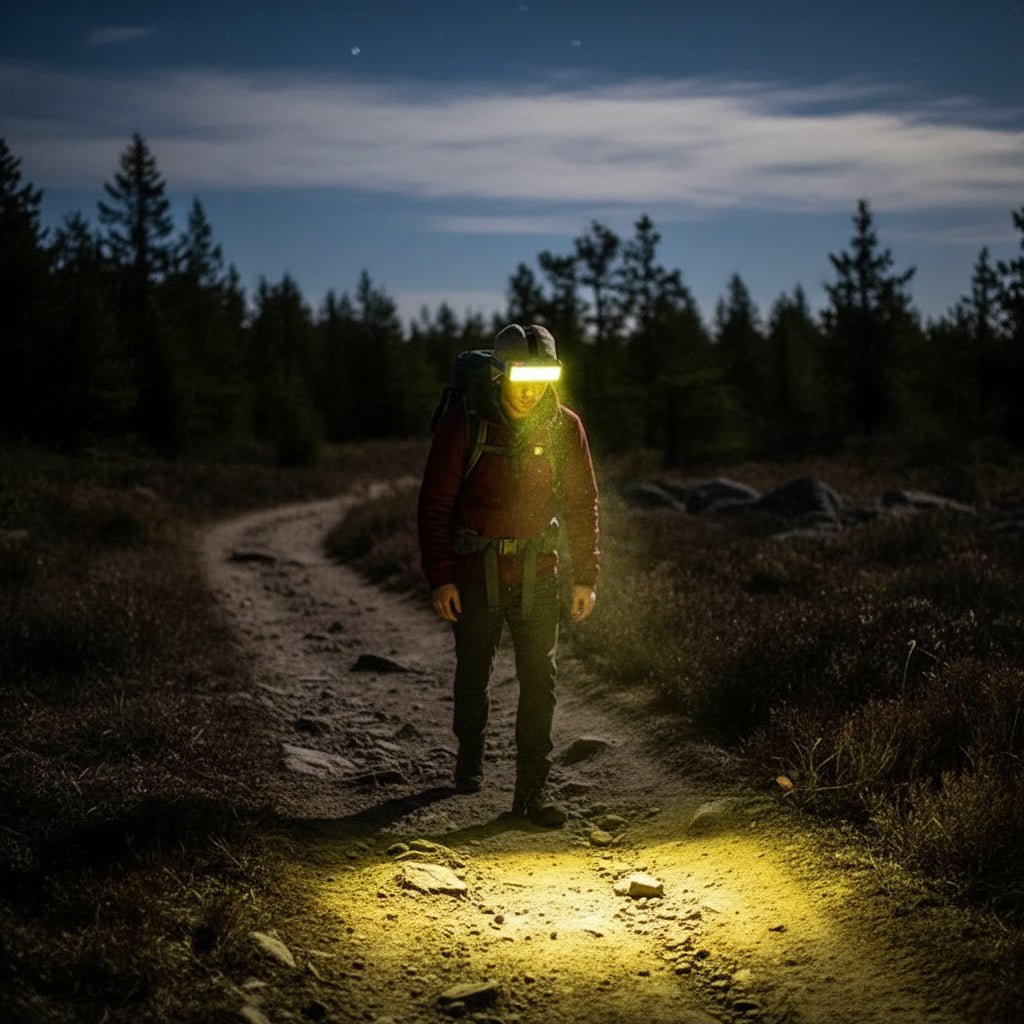 SummitBeam 3-Mode COB LED Outdoor Headlamp With 40-LED Flood Panel