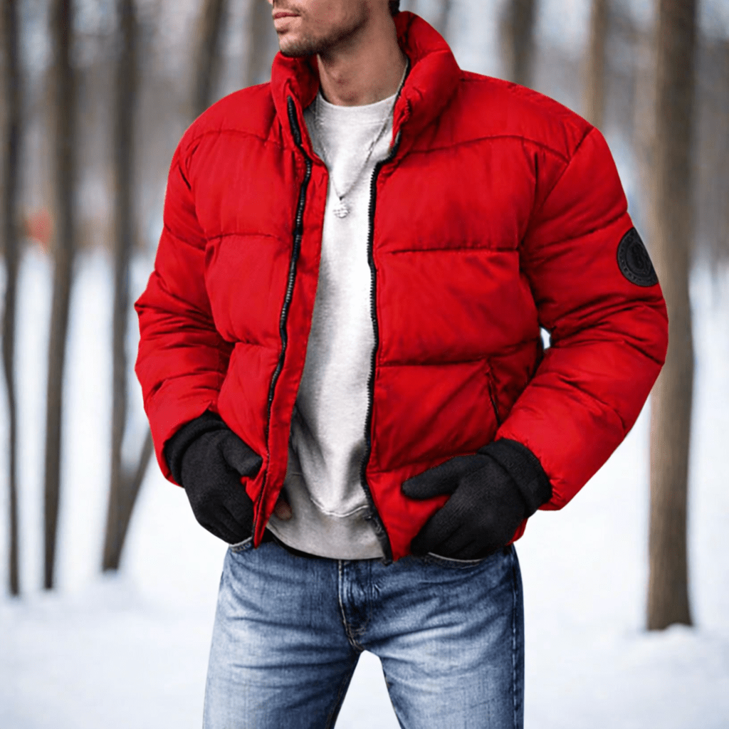 Veste légère isolante en duvet AerisLite pour homme avec protection contre le vent et chaleur