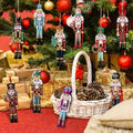RegalCraft Nutcracker Soldier Set Festive Hand Painted Wood Decor For Decor Lovers