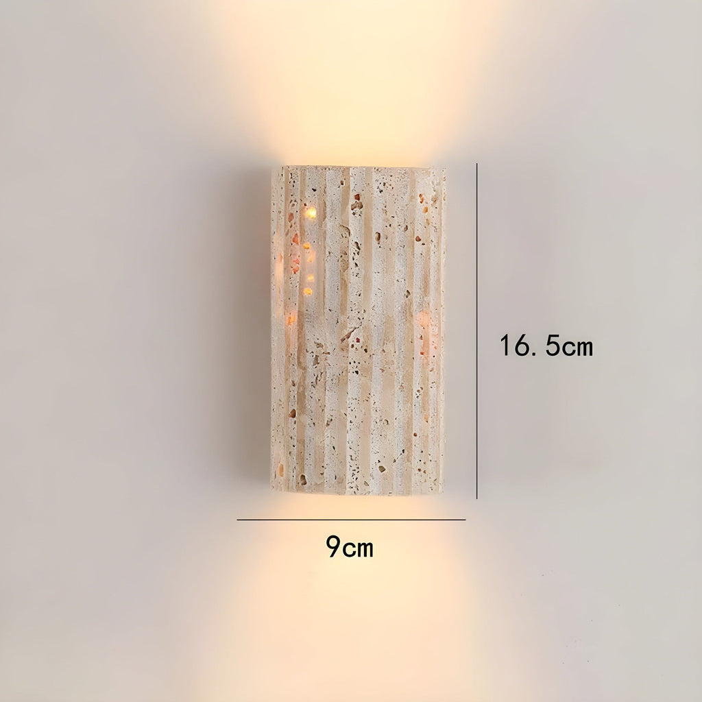 Aurora Stone Wall Lamp with Warm Indoor Glow for Cozy Homes
