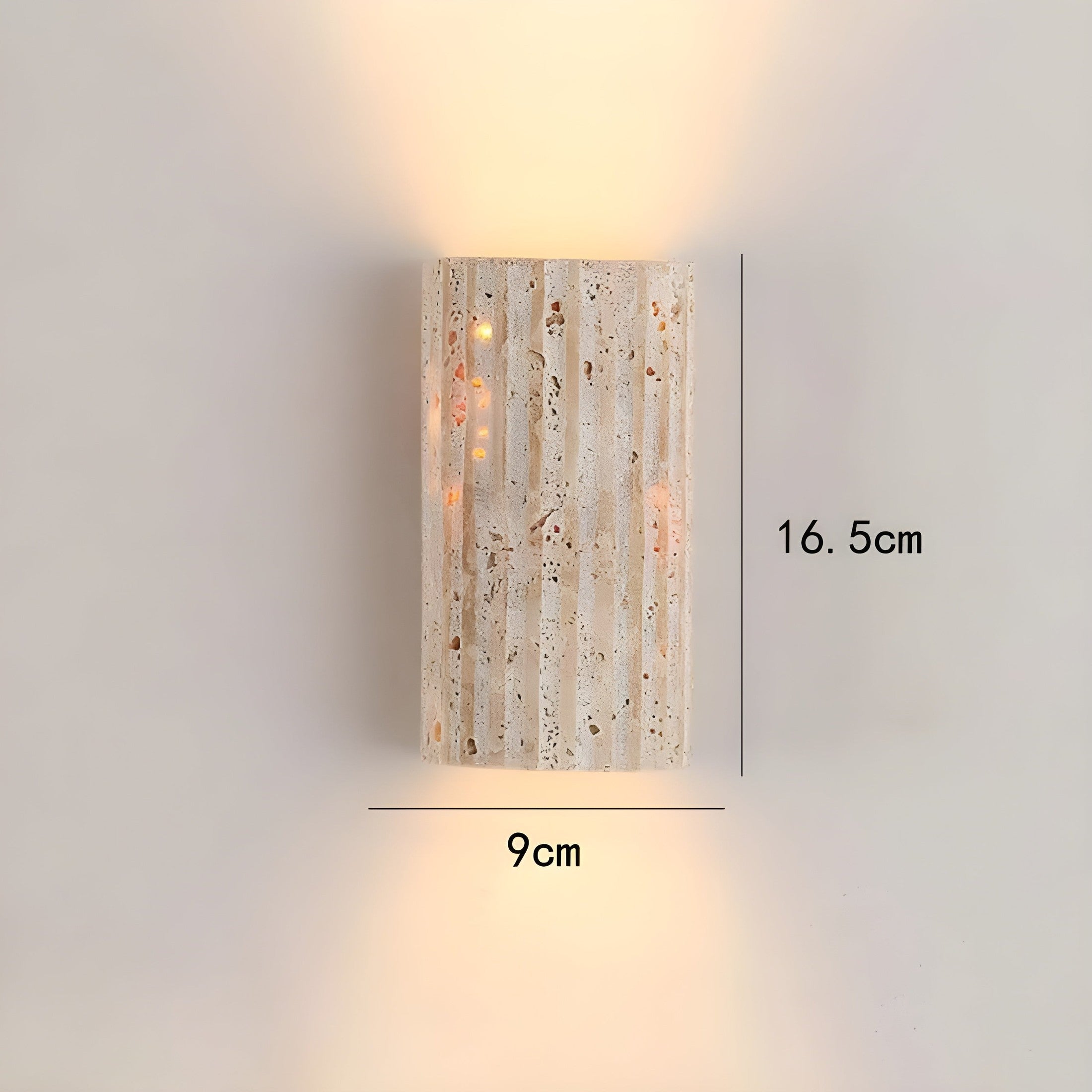 Aurora Stone Wall Lamp with Warm Indoor Glow for Cozy Homes