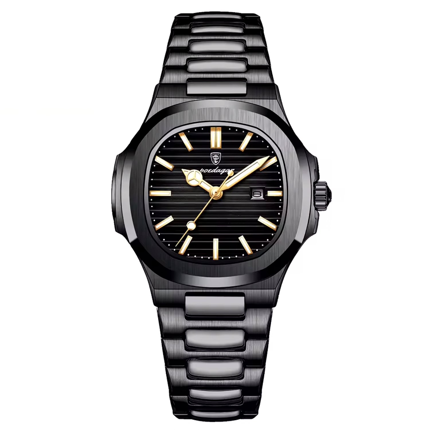 Classic Nautilus Black Edition 40mm Wristwatch For Daily Wear