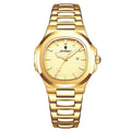 Nautilus edice v zlaté barvě 40mm japonské quartz hodinky