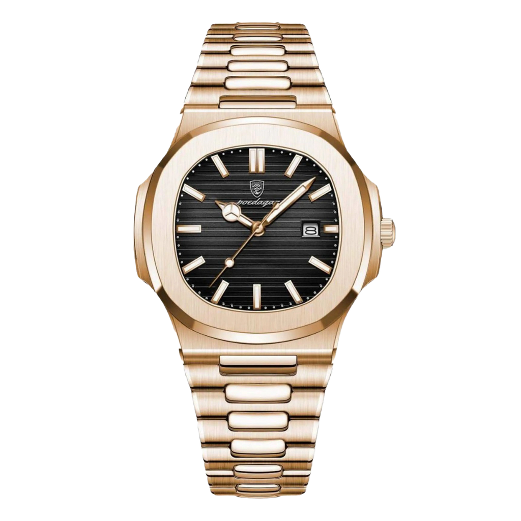 Nautilus Rose Gold Watch With 40mm Case Size For Everyday Wear