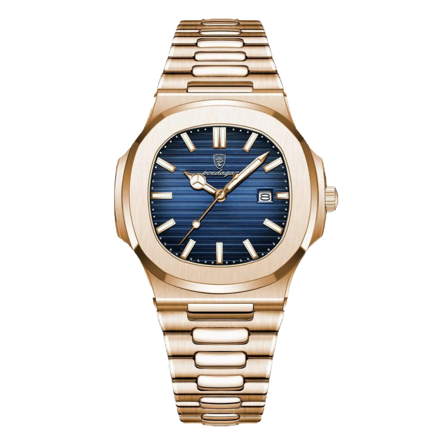 Nautilus Rose Gold Watch With 40mm Case Size For Everyday Wear