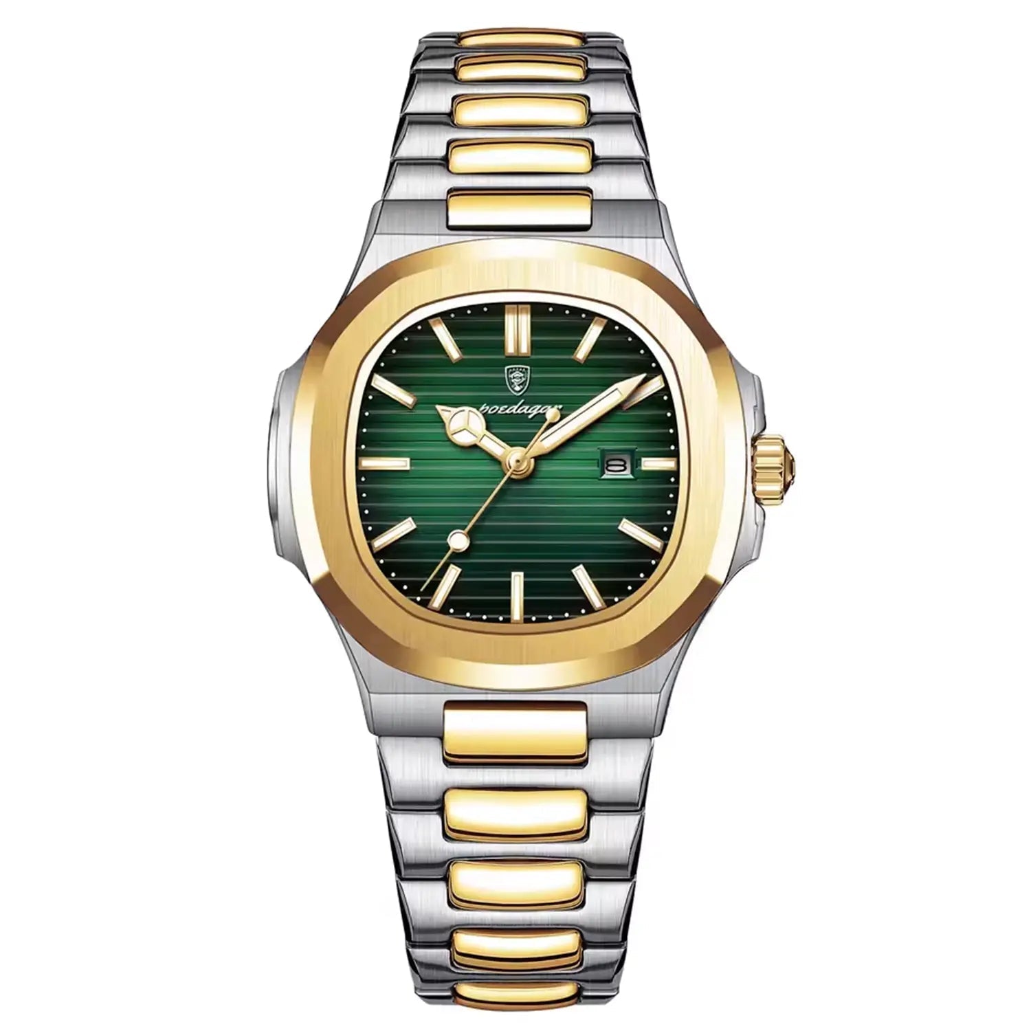 Nautilus edice v zlaté barvě 40mm japonské quartz hodinky