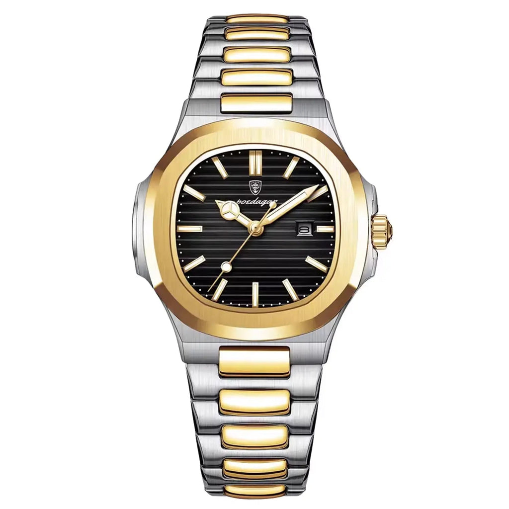 Nautilus edice v zlaté barvě 40mm japonské quartz hodinky