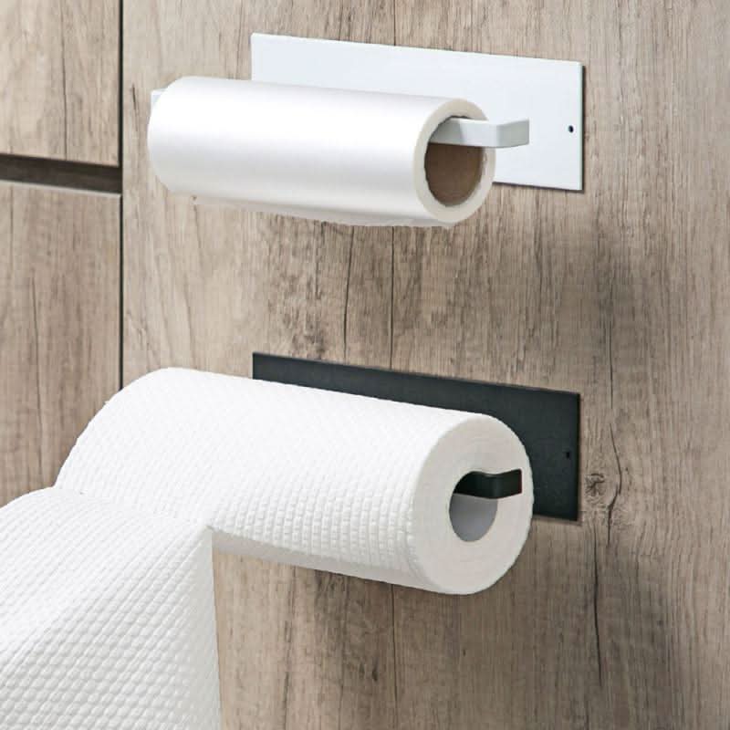 Suport pentru prosoape de hârtie IronNest cu montare și construcție din fier pentru bucătărie sau atelier