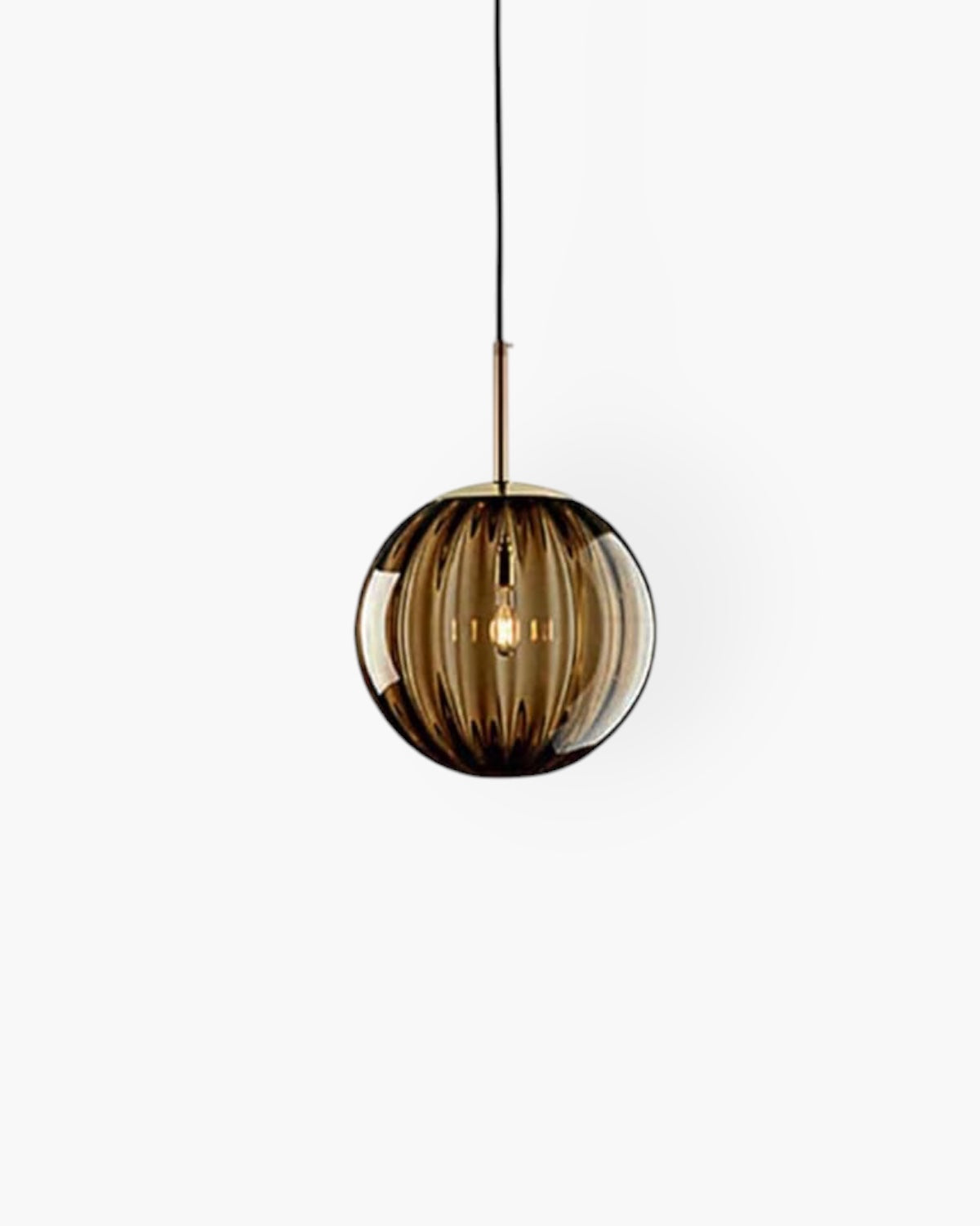 Luminara Bernsteinfarbenes Glas-Deckenpendel | Orntli