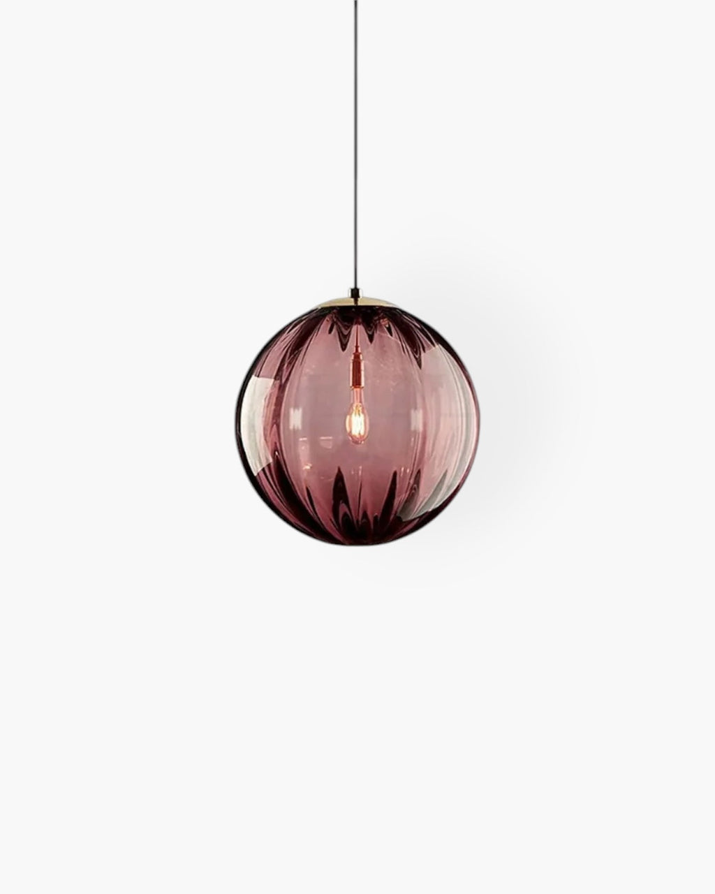 Luminara Bernsteinfarbenes Glas-Deckenpendel | Orntli