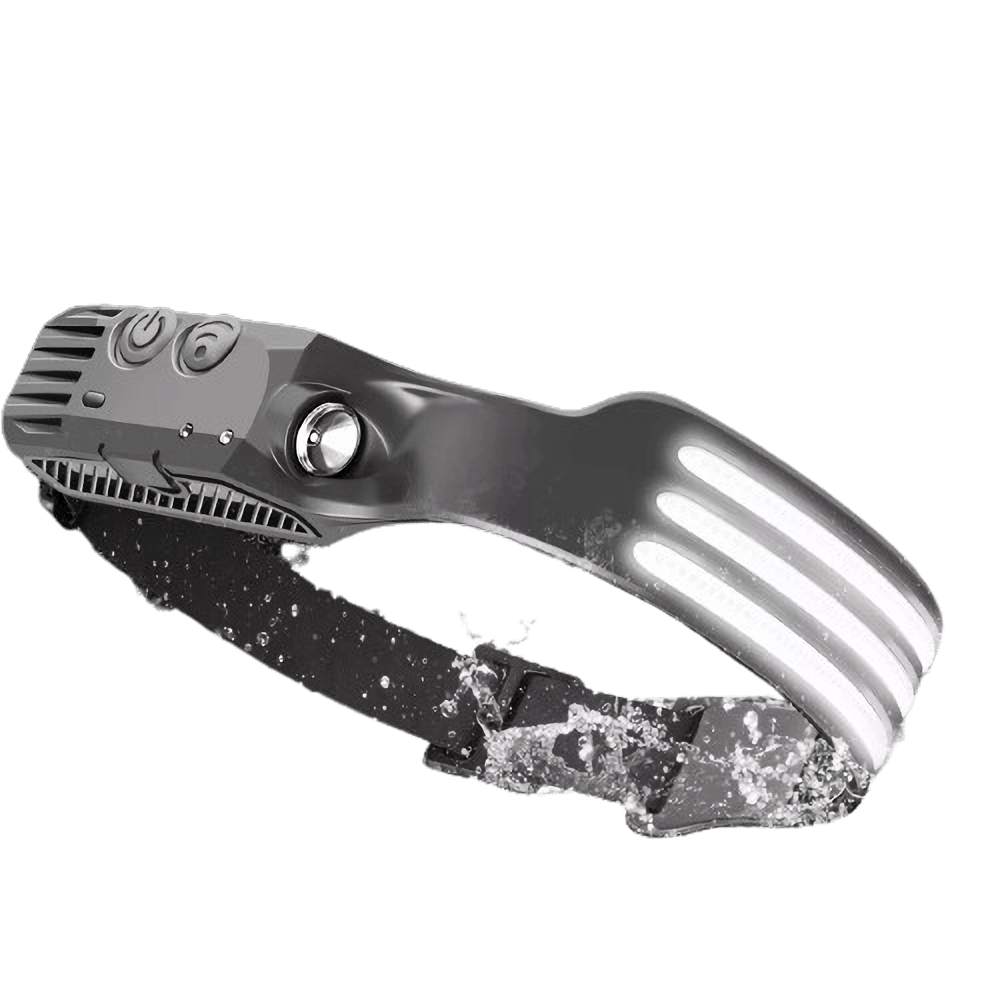 TrailPulse 1500-lumen LED-hodelykt med 230-graders lyskjegle for friluftsentusiaster