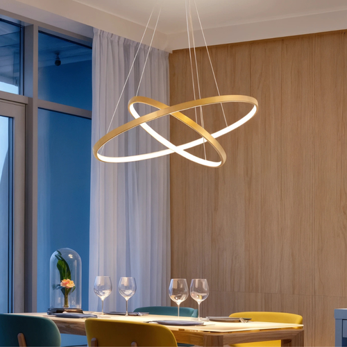 Lustre moderne AuraLuxe avec design personnalisable pour éclairage unique