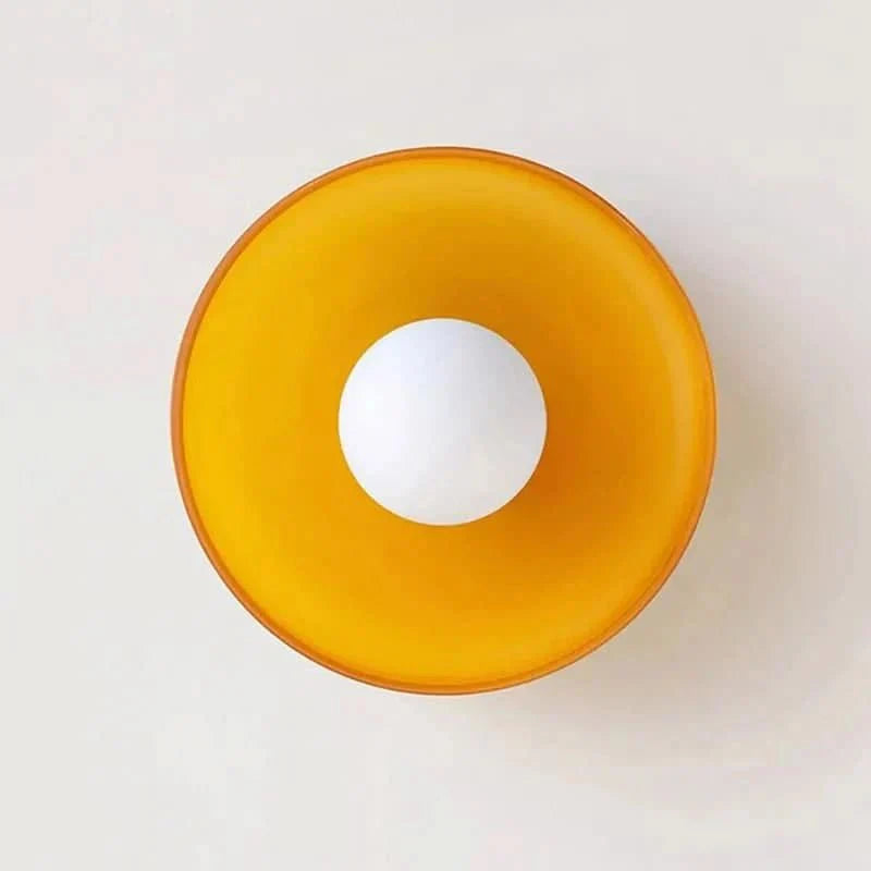 LumaGlint nordická skleněná stropní lampa pro moderní domovy s teplou atmosférou