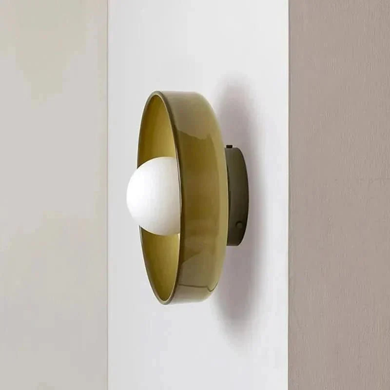 LumaGlint nordická skleněná stropní lampa pro moderní domovy s teplou atmosférou