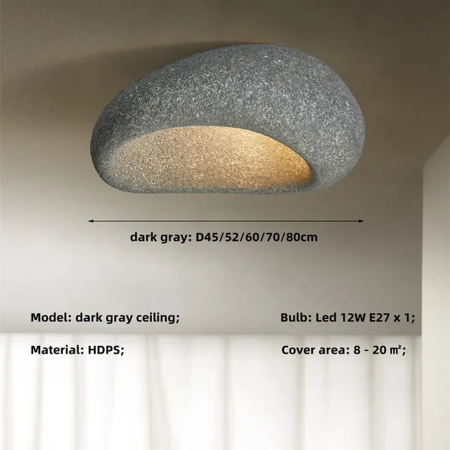 LumaNova taklampe inspirert av Wabi-Sabi japansk design
