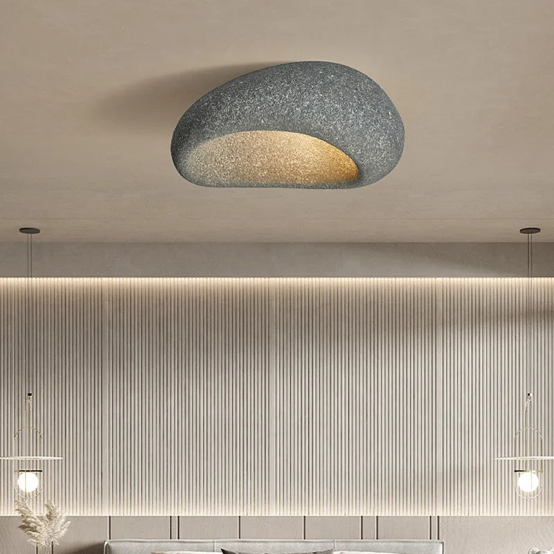 WabiSabiGlow Loftlampe Til Japandi Hjem Elegant Glød