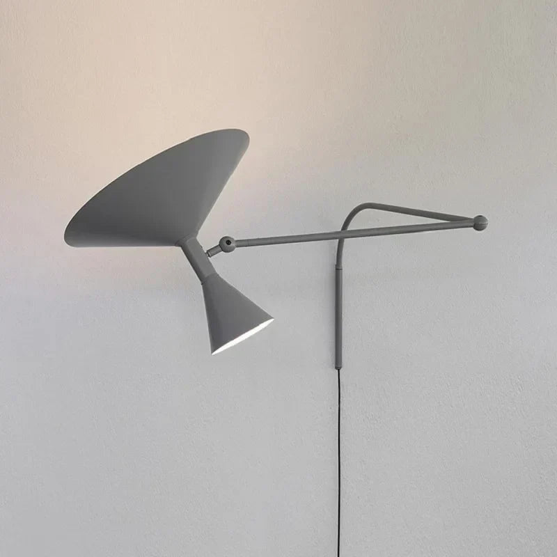 Asteria Nordic Swing Sleek Wall Light With Swivel Arm