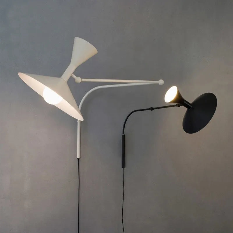Asteria Nordic Swing Sleek Wall Light With Swivel Arm
