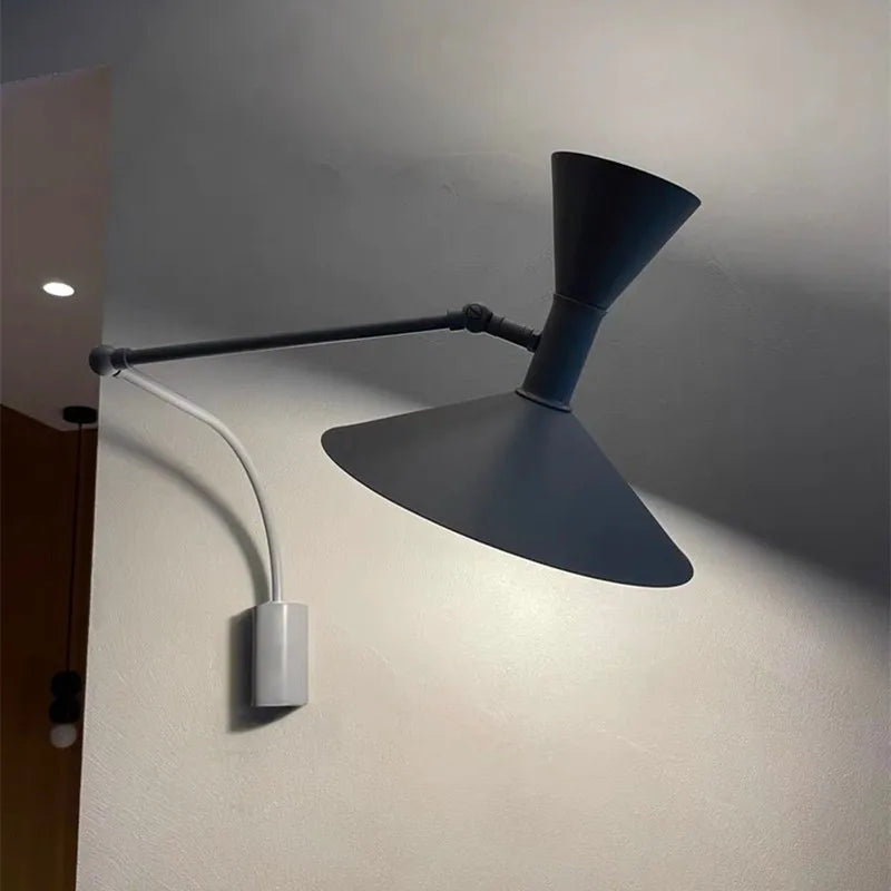 Asteria Nordic Swing Sleek Wall Light With Swivel Arm