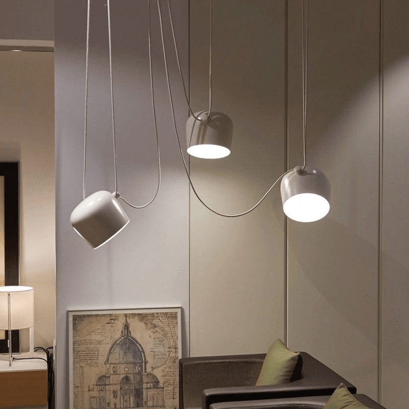 Trommelpendel Elegant kabelhengende lampe for kjøkken, soverom, kontor og hjemmeinnredning