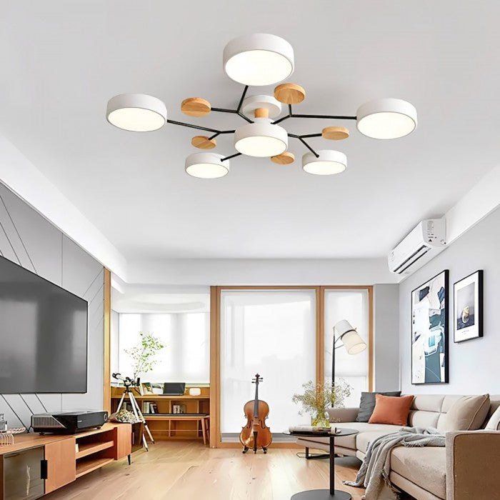 SolaraBranch LED taklampe | moderne nordisk varme for stuer