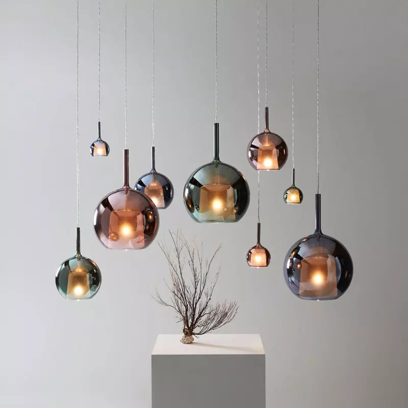 Nordisk glasspendel | Mykt lys i et minimalistisk design