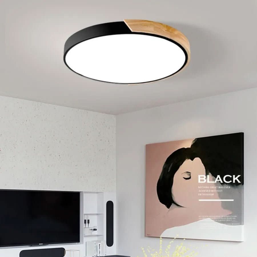 LumenNest Nordic Fa LED Mennyezeti Lámpa Kényelmes Hálószobákhoz