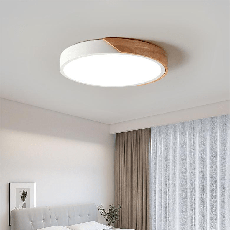 LumenNest Nordic Fa LED Mennyezeti Lámpa Kényelmes Hálószobákhoz