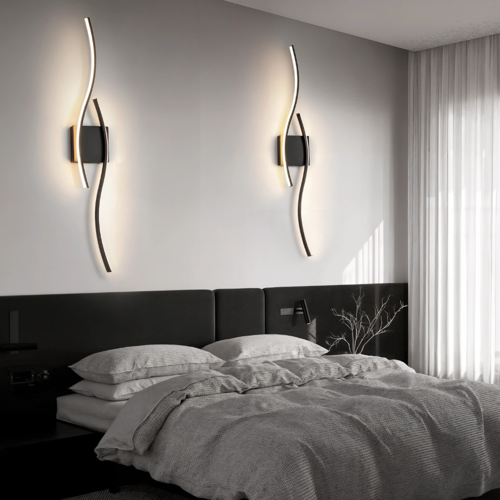 AstraGlow Elegant vegglampe for innendørs bruk i oppholdsrom