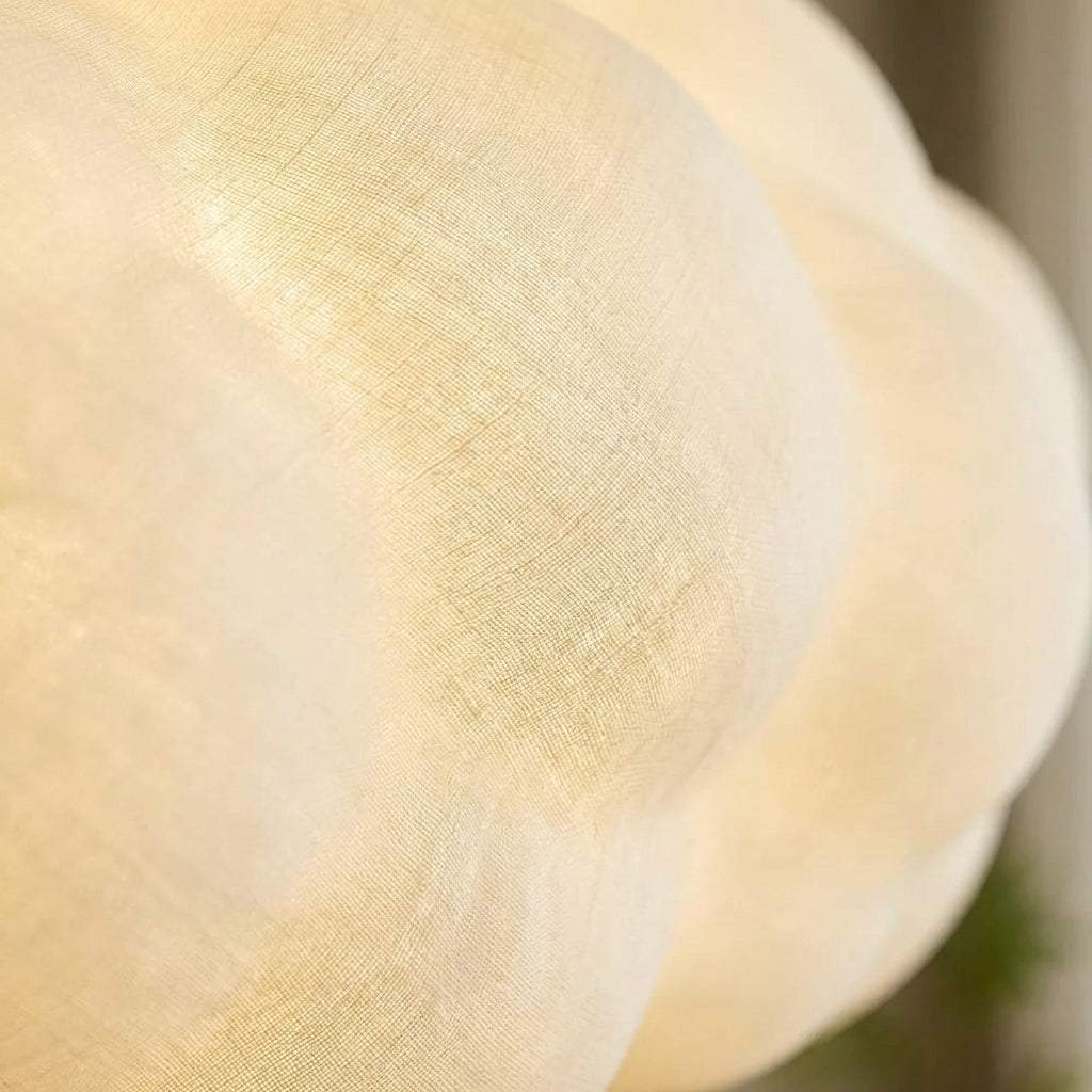 Aeroa Sculptural Pendant Lamp In Textile Material For Indoor Use