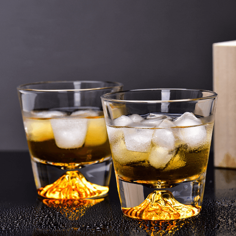 Set di bicchieri da whisky Monte Fuji giapponese