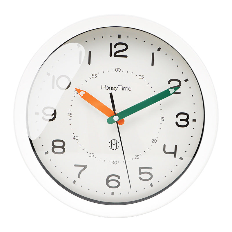 Reloj de Pared Ultra Silencioso para Dormitorio Infantil y Aula de 12 Pulgadas