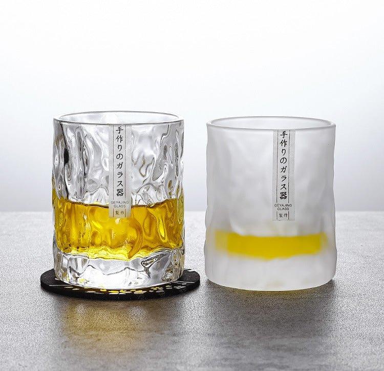 Japanske Edo Kiriko Glacier Whisky-glas