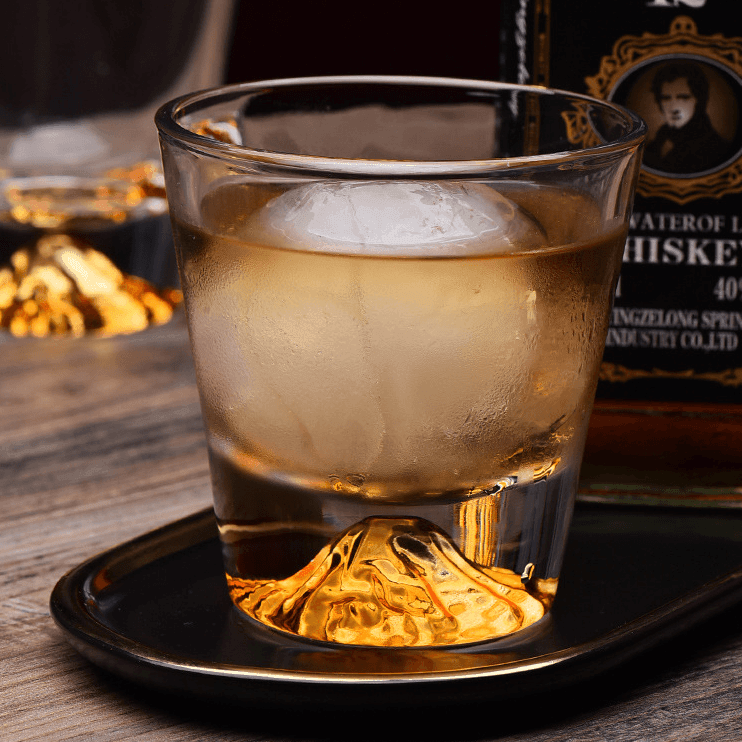 Set di bicchieri da whisky Monte Fuji giapponese