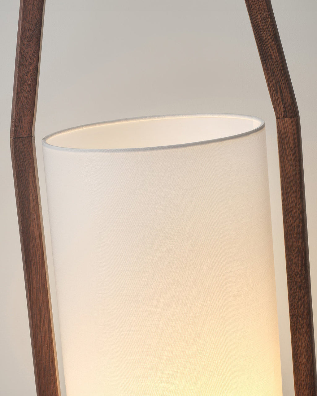 Japansk trægulvlampe retro zen