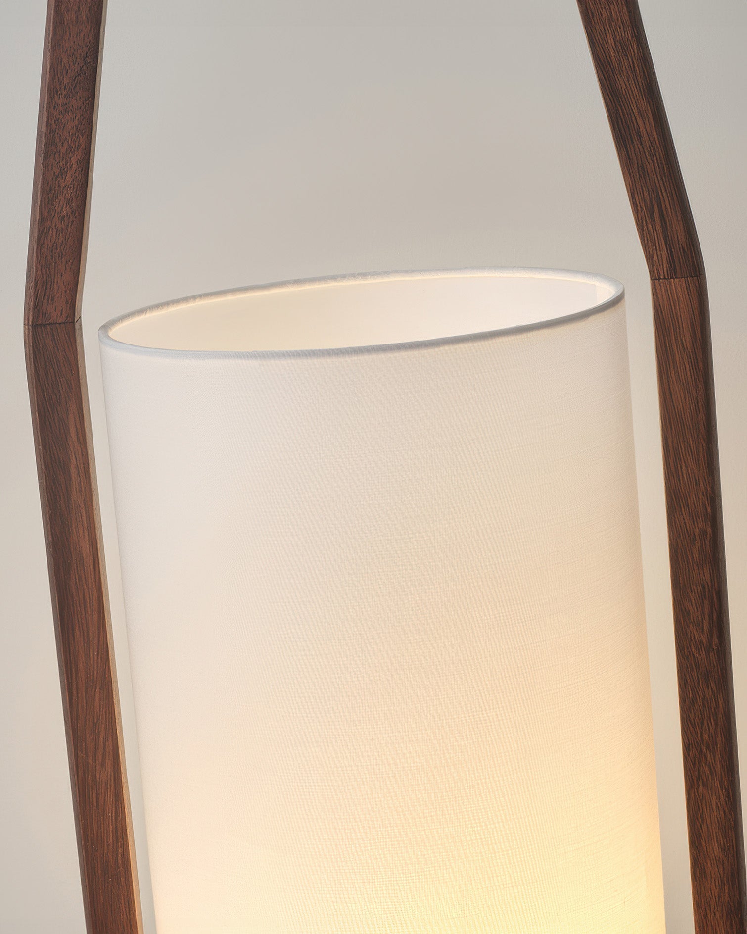 Japansk trægulvlampe retro zen