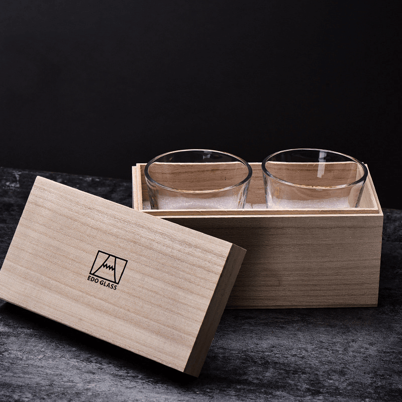 Set di bicchieri da whisky Monte Fuji giapponese