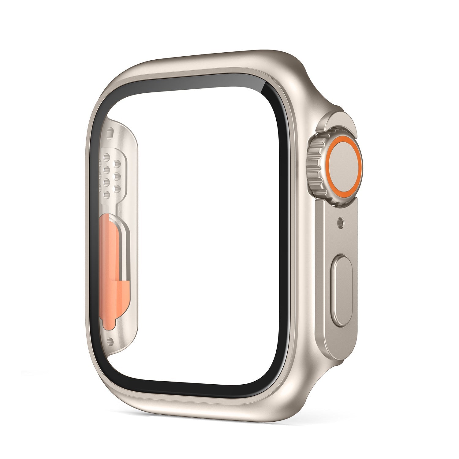 Ultra-tyndt og vandtæt Apple Watch-etui med hærdet glasfilm
