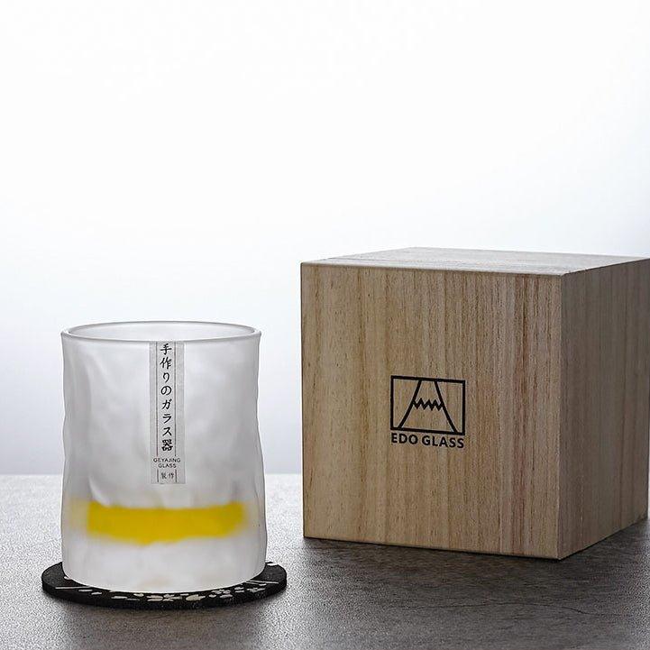 Japanske Edo Kiriko Glacier Whisky-glas