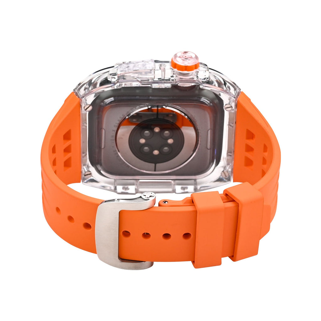 Zestaw ochronny RM V30 Glacier do Apple Watch z paskiem z fluoroelastomeru