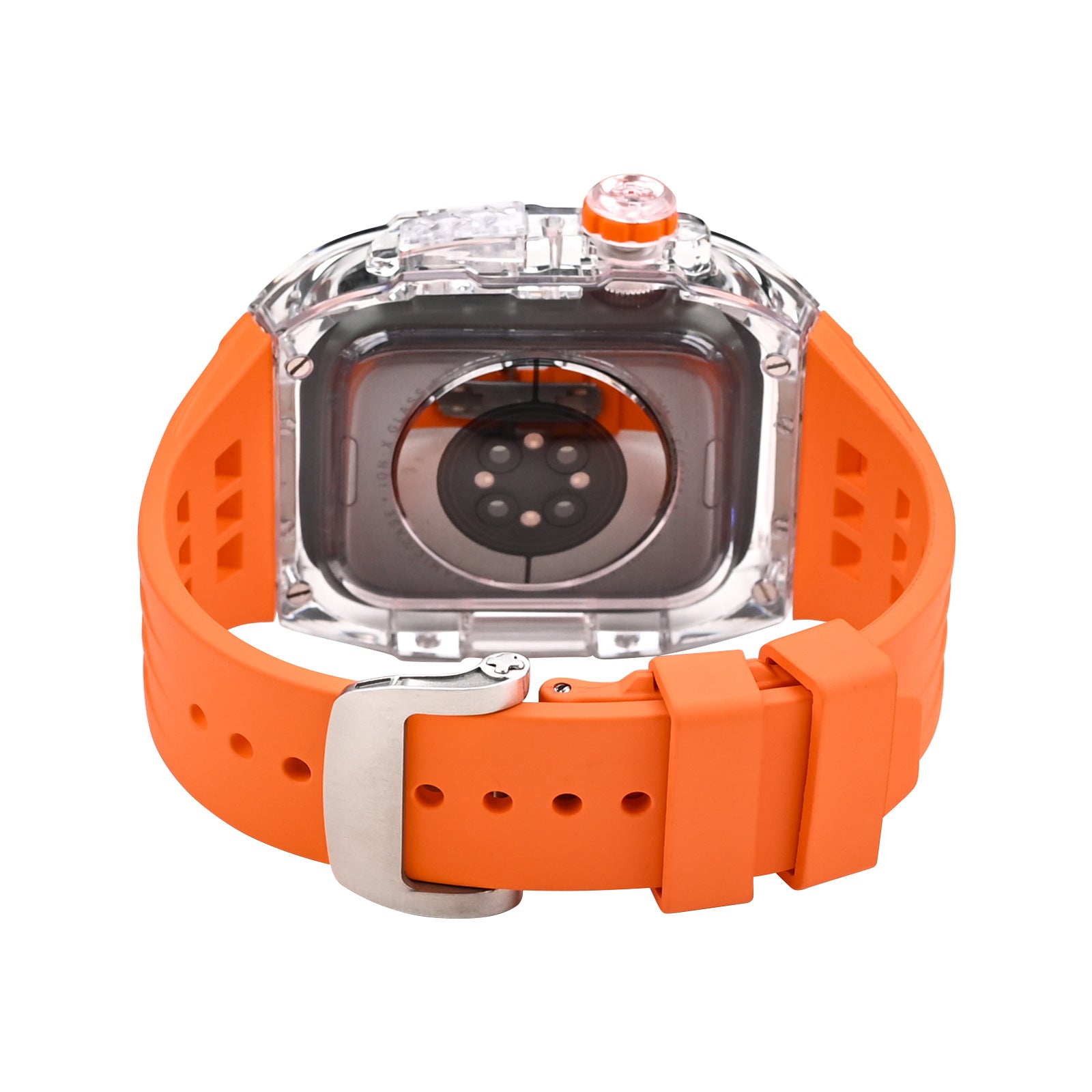 Zestaw ochronny RM V30 Glacier do Apple Watch z paskiem z fluoroelastomeru