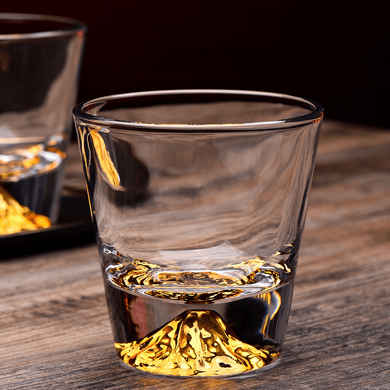 Set di bicchieri da whisky Monte Fuji giapponese