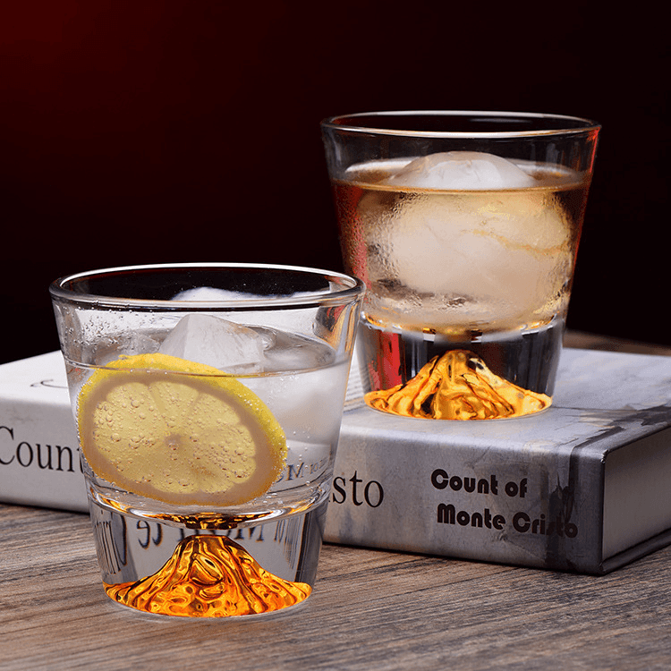 Set di bicchieri da whisky Monte Fuji giapponese