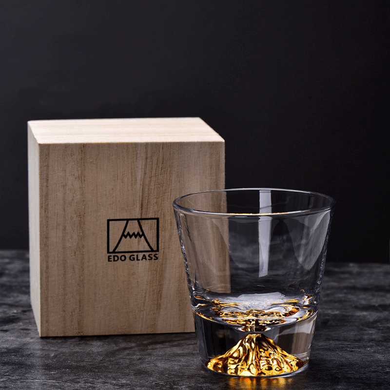 Set di bicchieri da whisky Monte Fuji giapponese