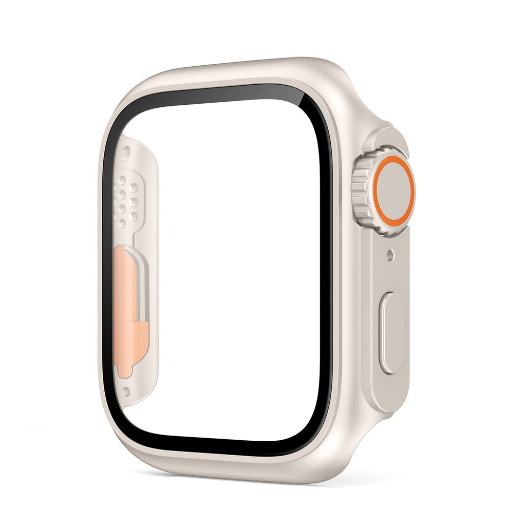 Ultra-tyndt og vandtæt Apple Watch-etui med hærdet glasfilm