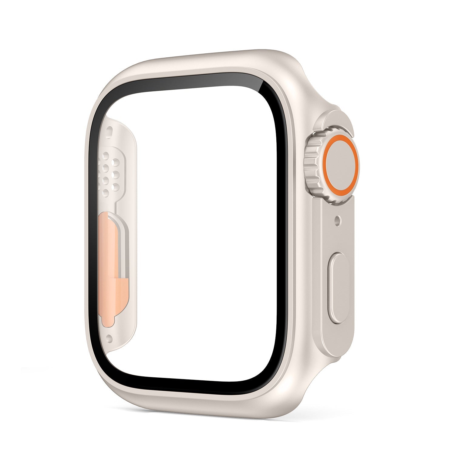 Ultra-tyndt og vandtæt Apple Watch-etui med hærdet glasfilm