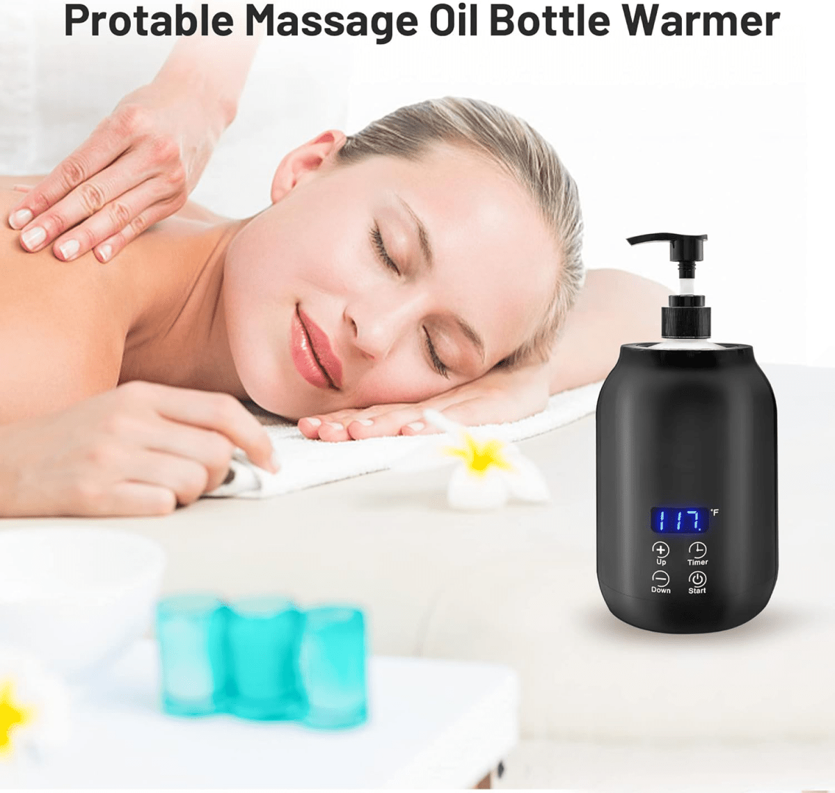 ThermaEase Massage Oil Warmer For Therapists, Even Heating, Fast Warmth