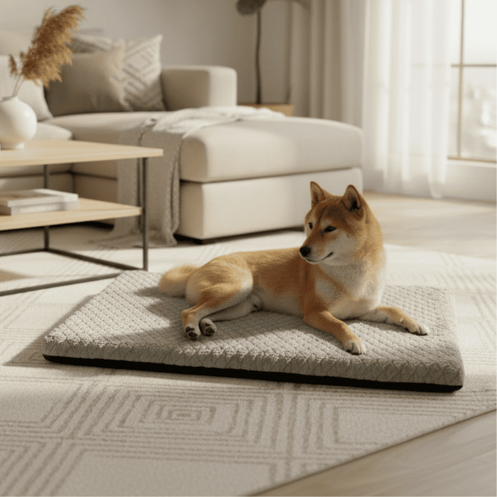 AquaGuard Orthopedic Waterproof Dog Bed With Removable Faux Fur For Arthritis